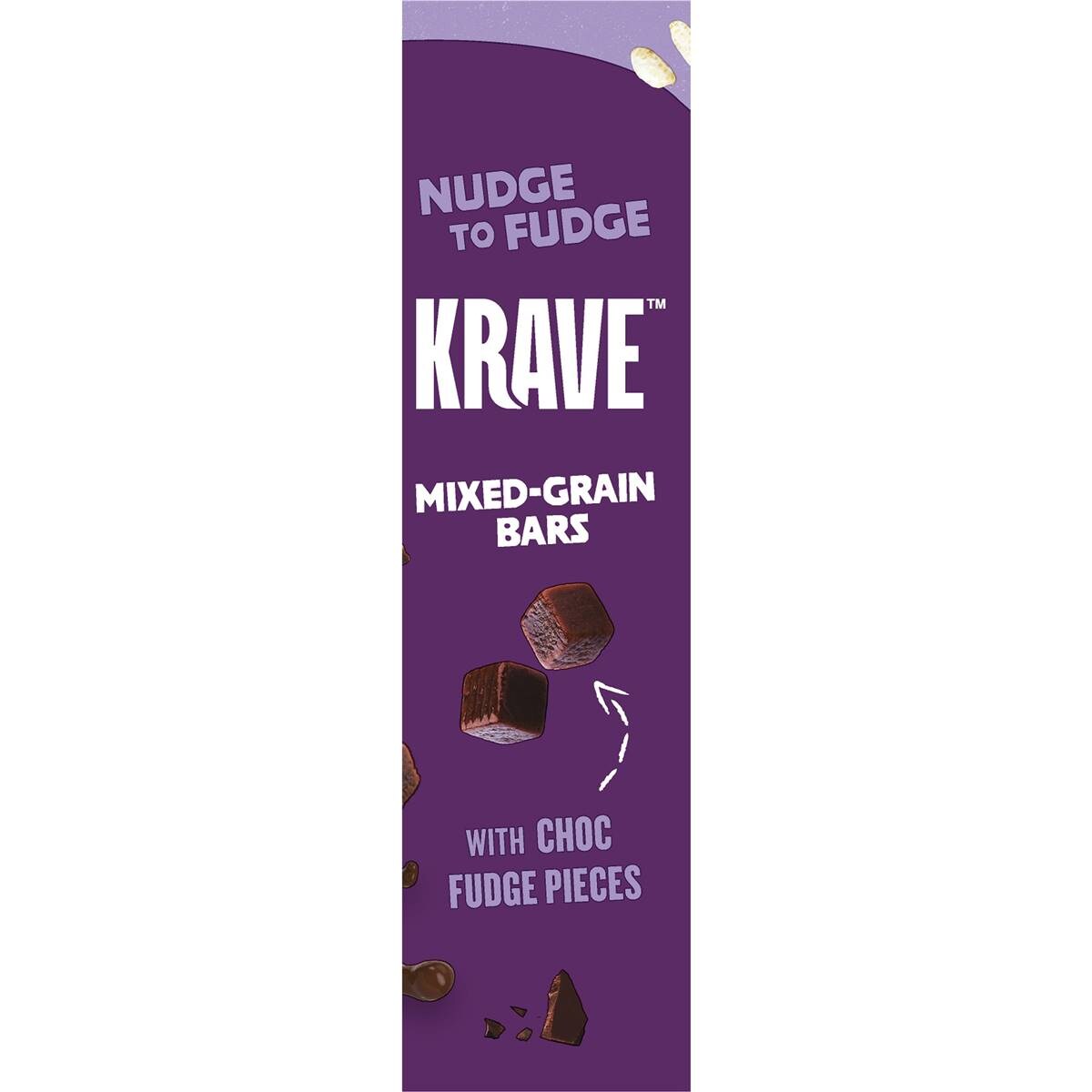 Krave Nudge To Fudge Mixed Grain Snack Bars 5 Pack Woolworths