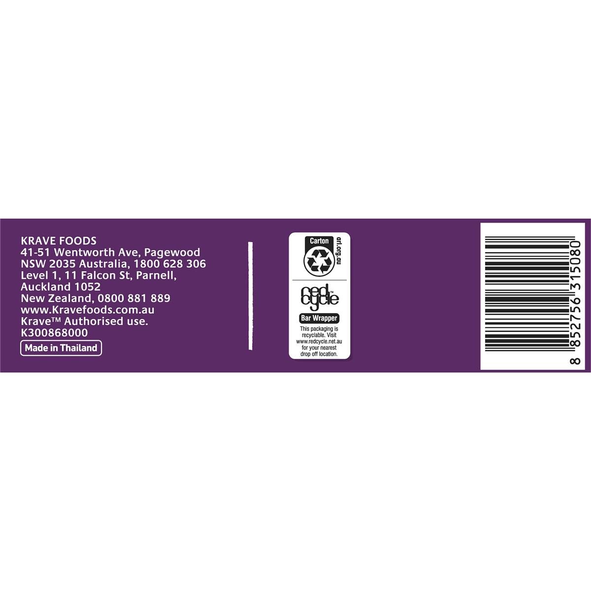 Krave Caramel Pop'n Choc Mixed Grain Snack Bars 5 Pack Woolworths