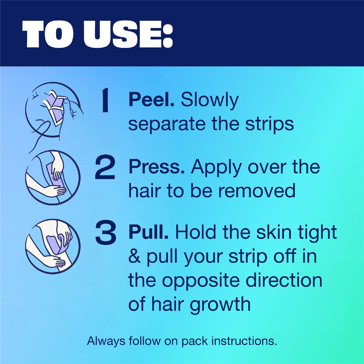 Nair Natural Wax Strips Large 40 Pack Woolworths