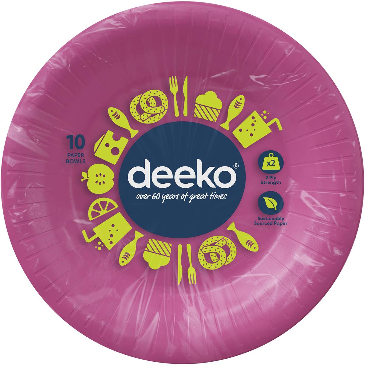 Deeko Paper Bowls 10 Pack Woolworths