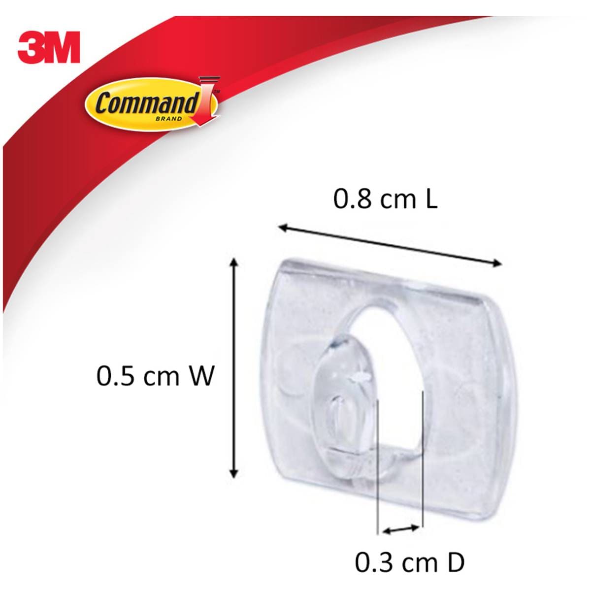 3m Command Decorating Clips Clear 20 Pack Woolworths