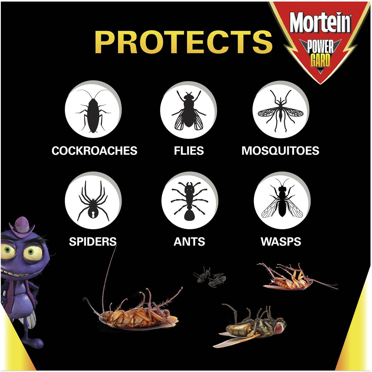 Mortein Powergard Outdoor Crawling Insect Surface Barrier Spray 350g
