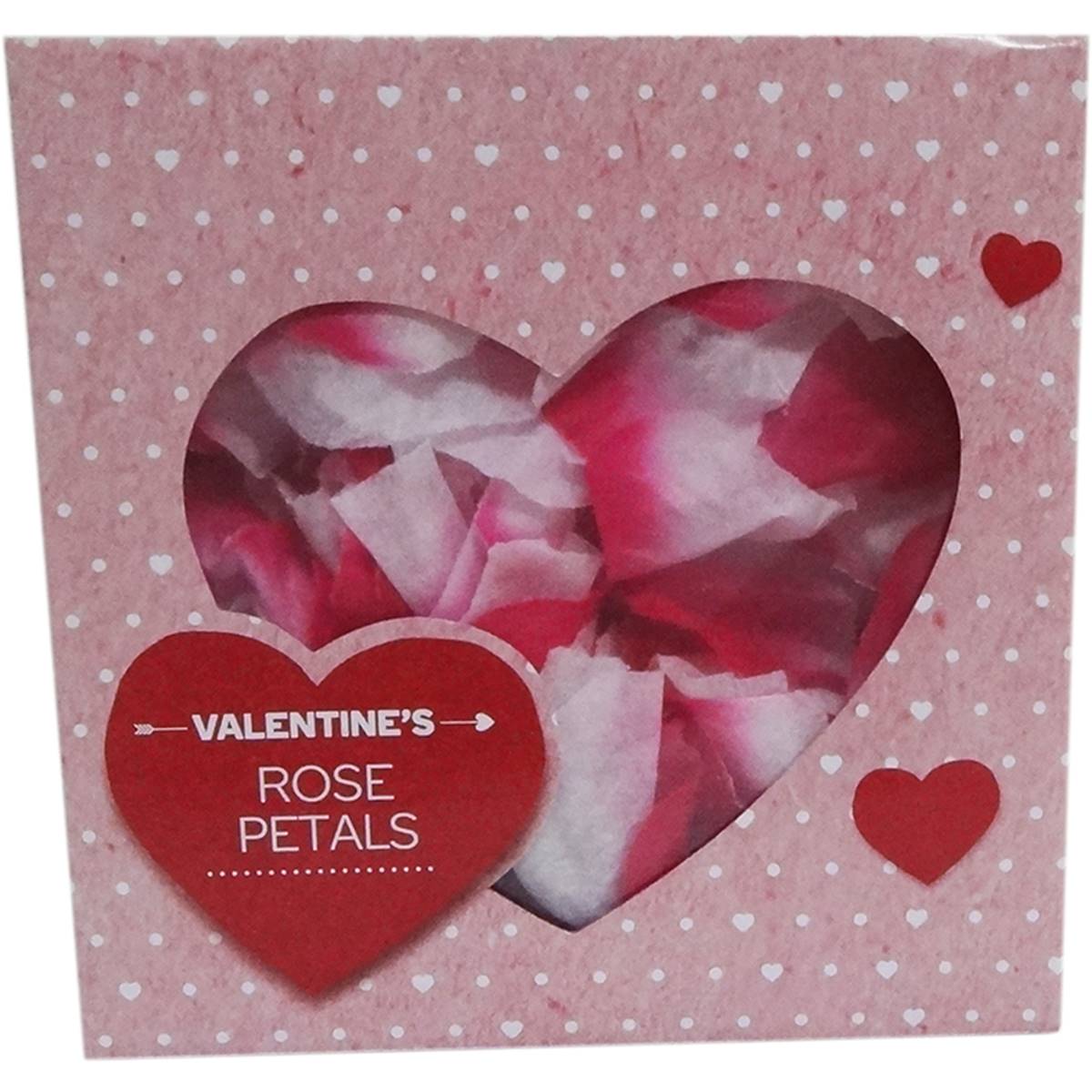 Valentine's Day Rose Petals Pink 60pk 60 Pack Woolworths