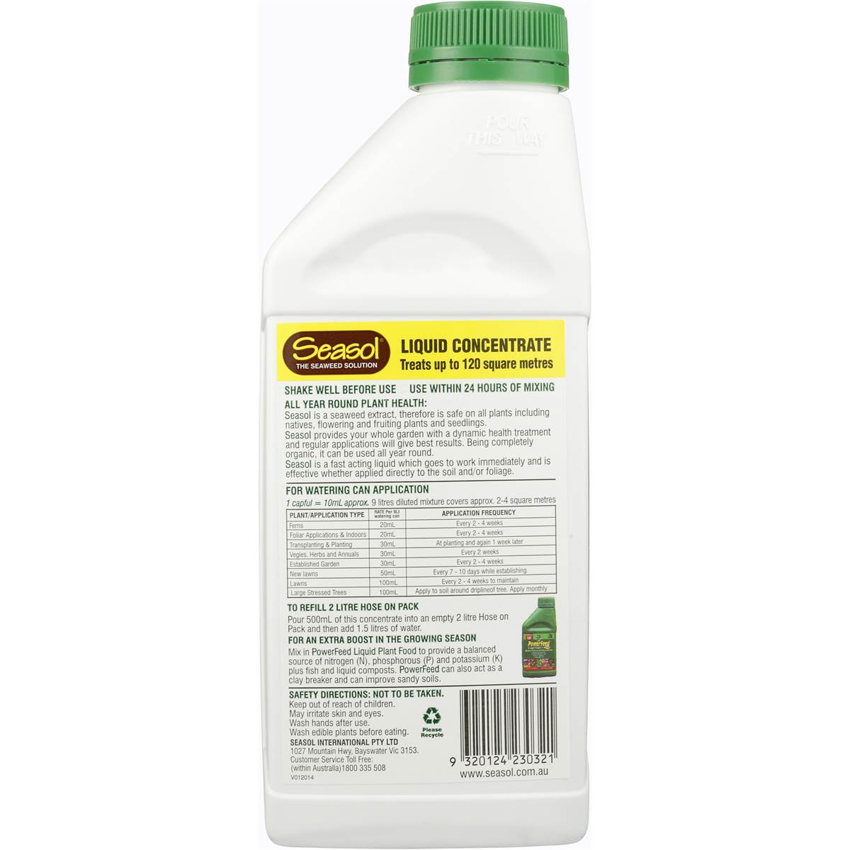 Seasol Garden Seaweed Concentrate 600ml | Woolworths