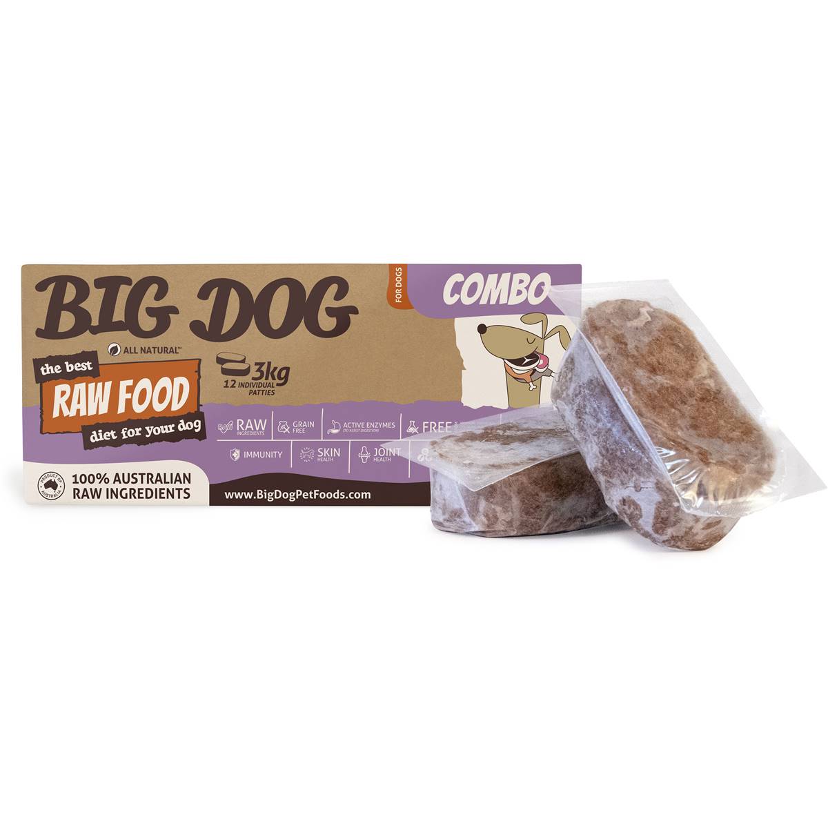 Big Dog Frozen Combo Dog Food 250gx 12 Pack Woolworths