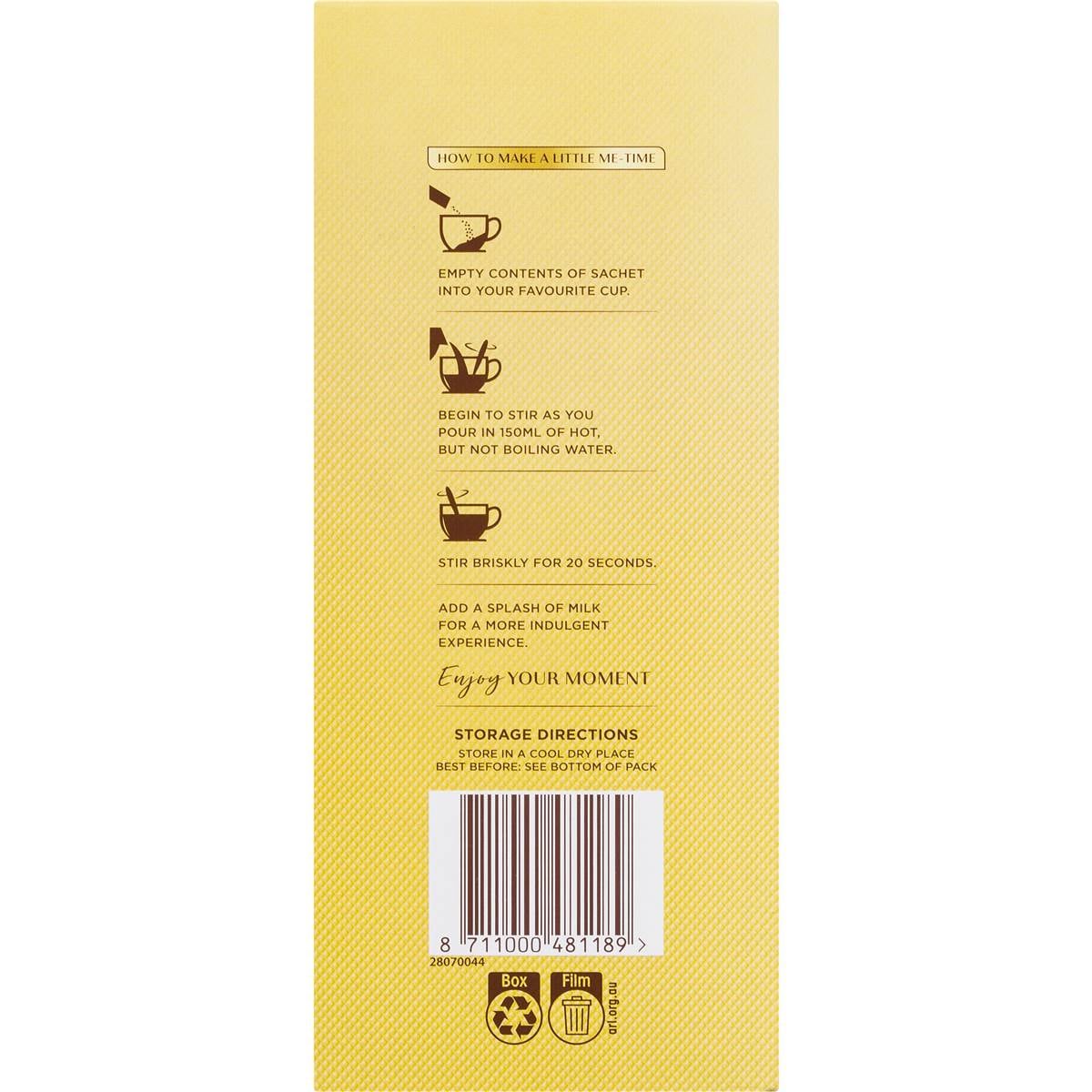 Moccona Coffee Sachets Cappuccino 30 Pack Woolworths