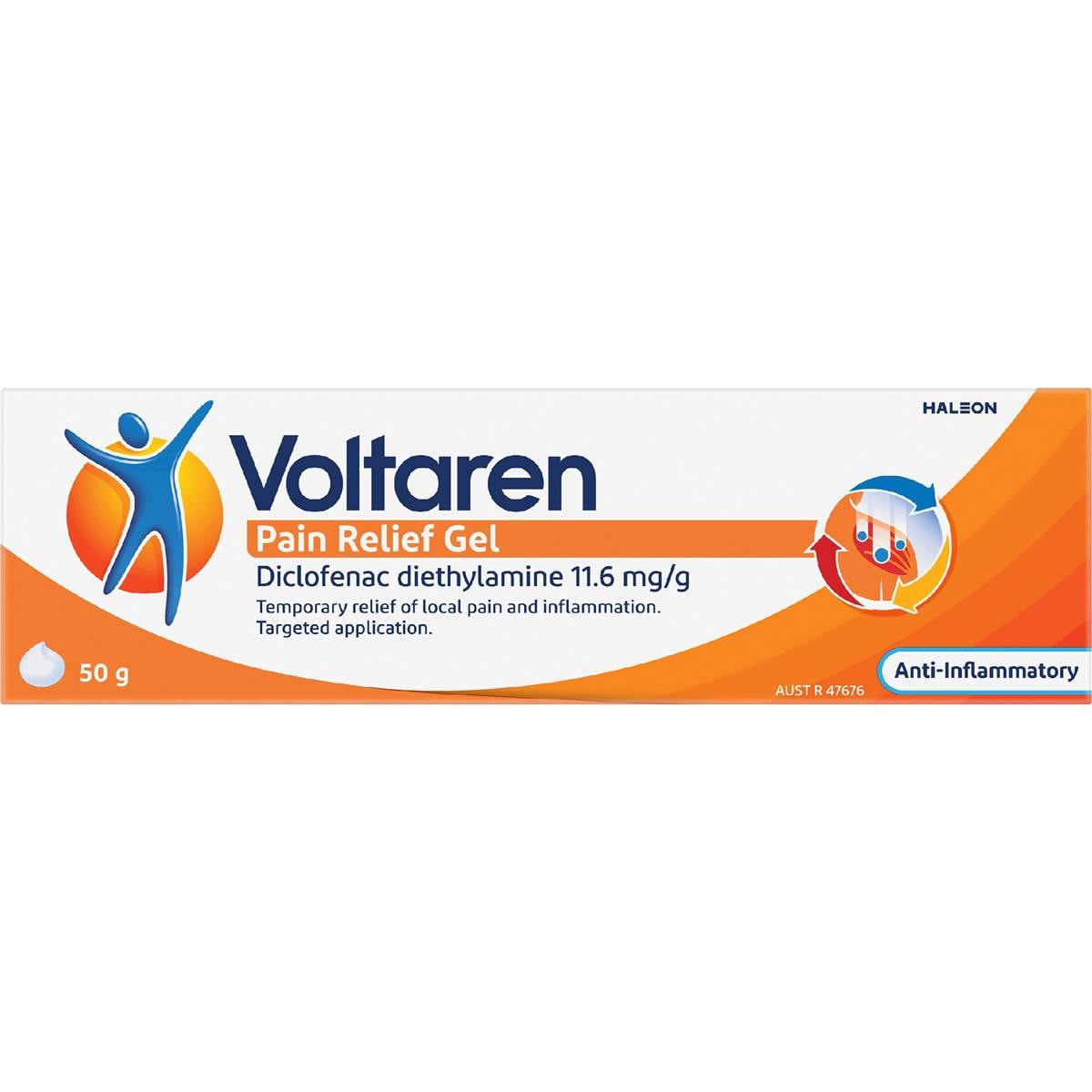 Voltaren Muscle And Back Pain Relief Emulgel 50g Woolworths