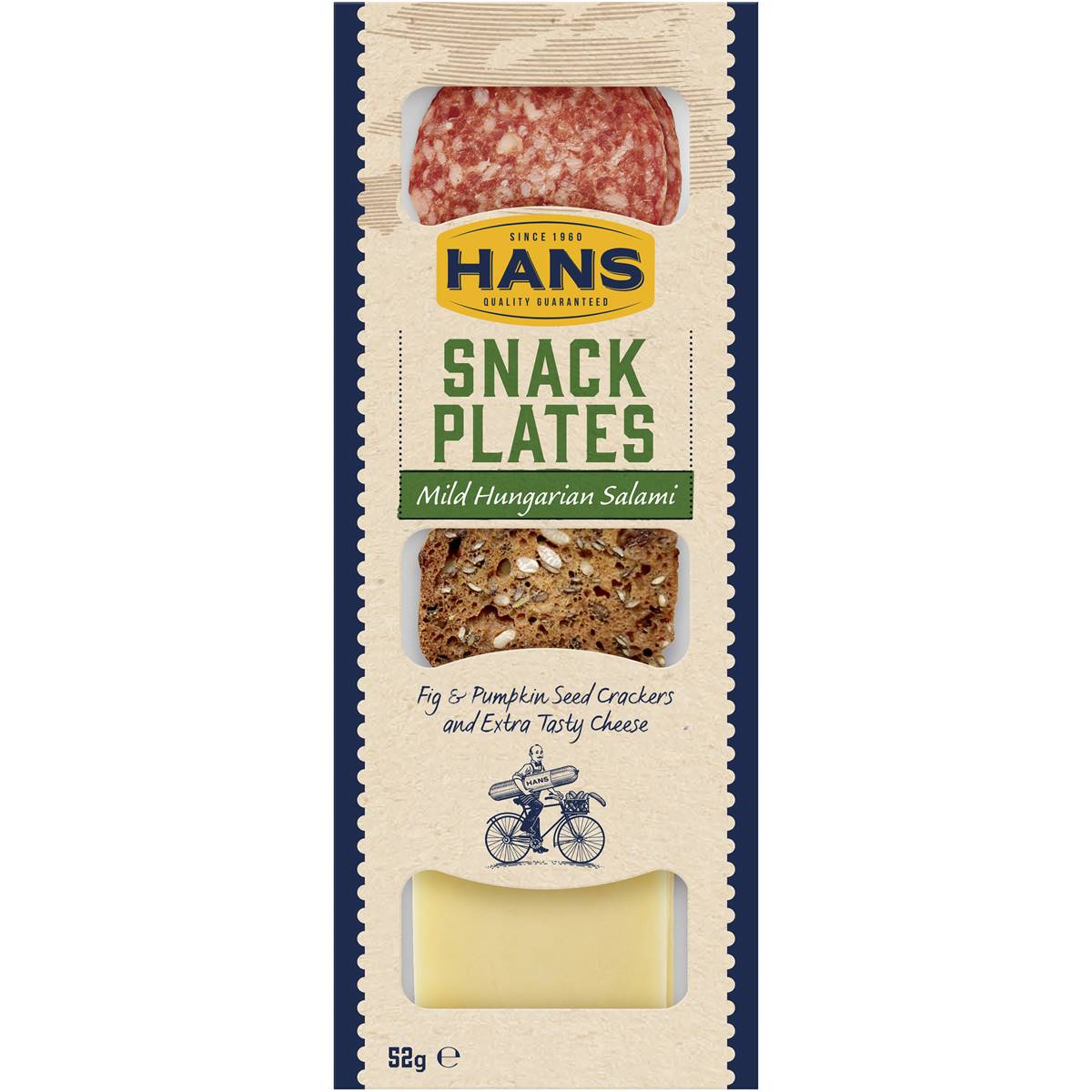 Hans Snack Plates Mild Hungarian Salami 52g Woolworths