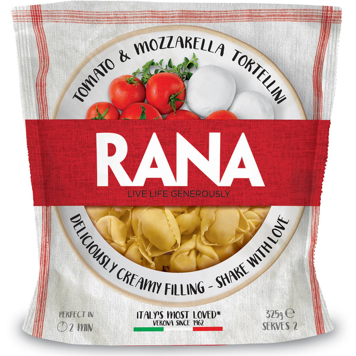 Rana Tomato & Mozzarella Tortellini 325g Woolworths