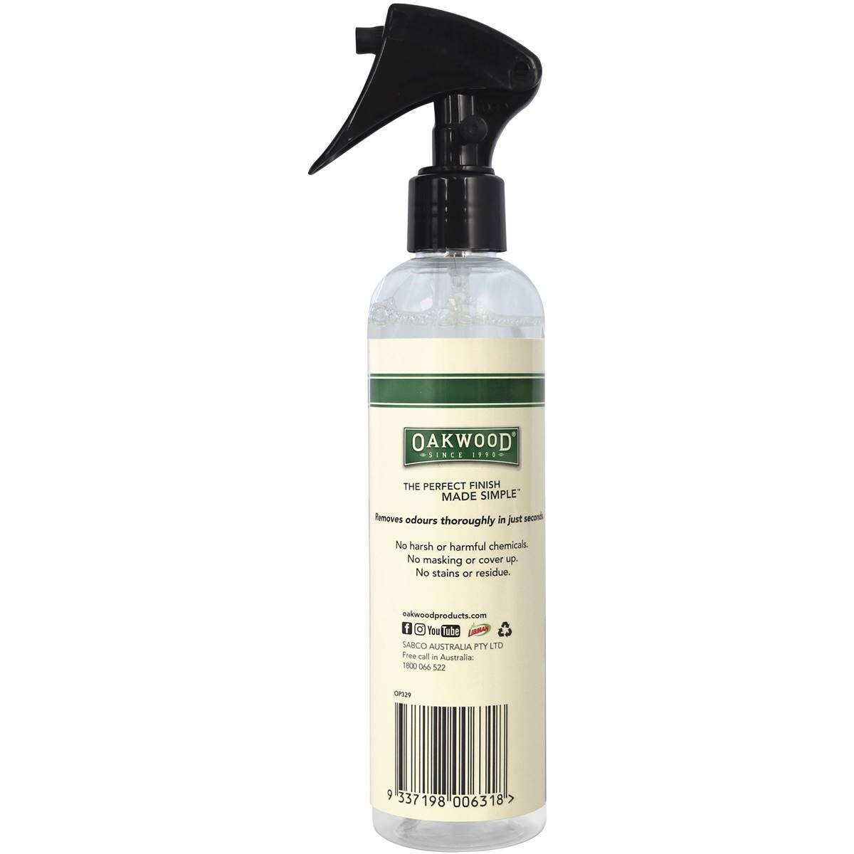 Oakwood Automotive Interior Odour Remover 236ml Woolworths