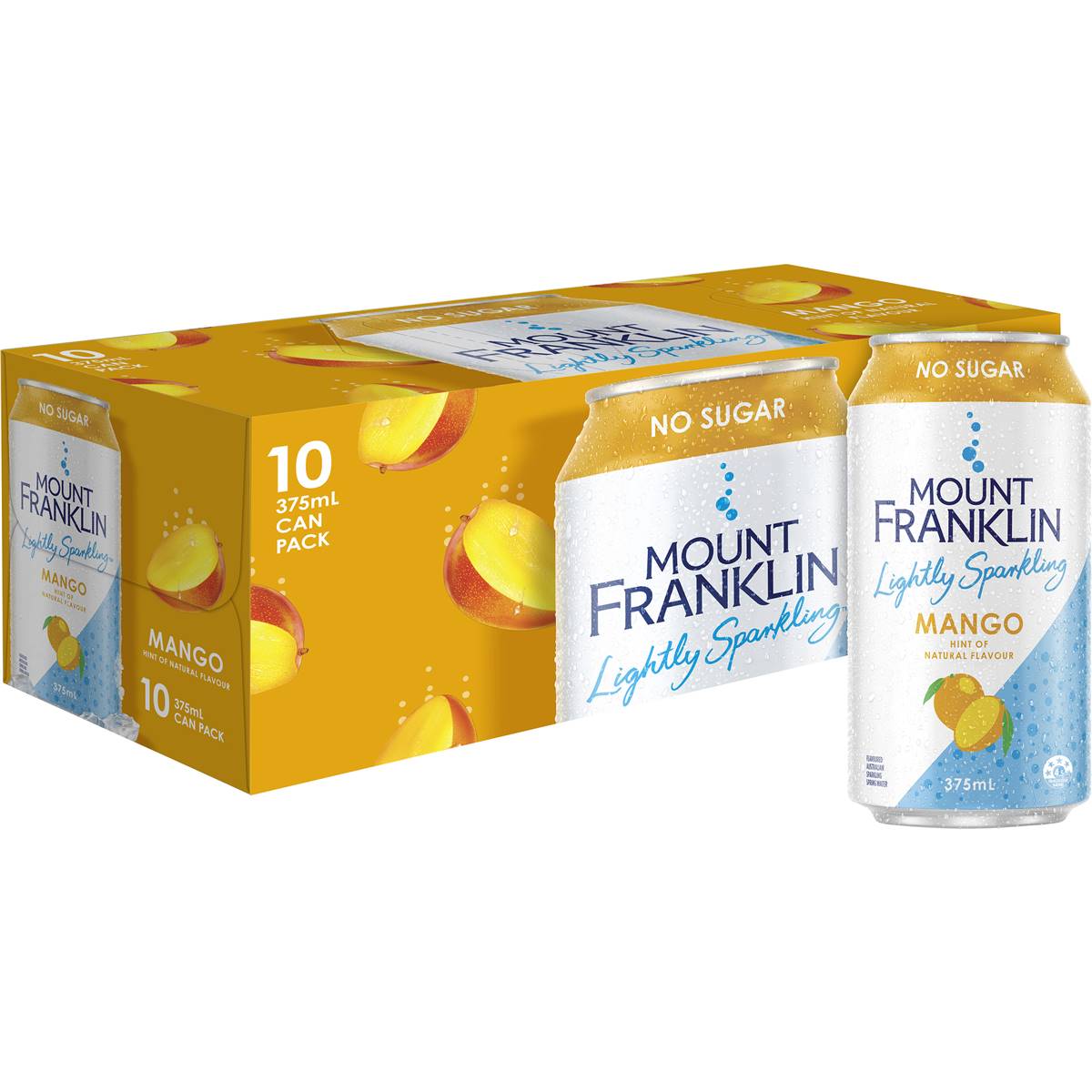 Mount Franklin Lightly Sparkling Water Mango
