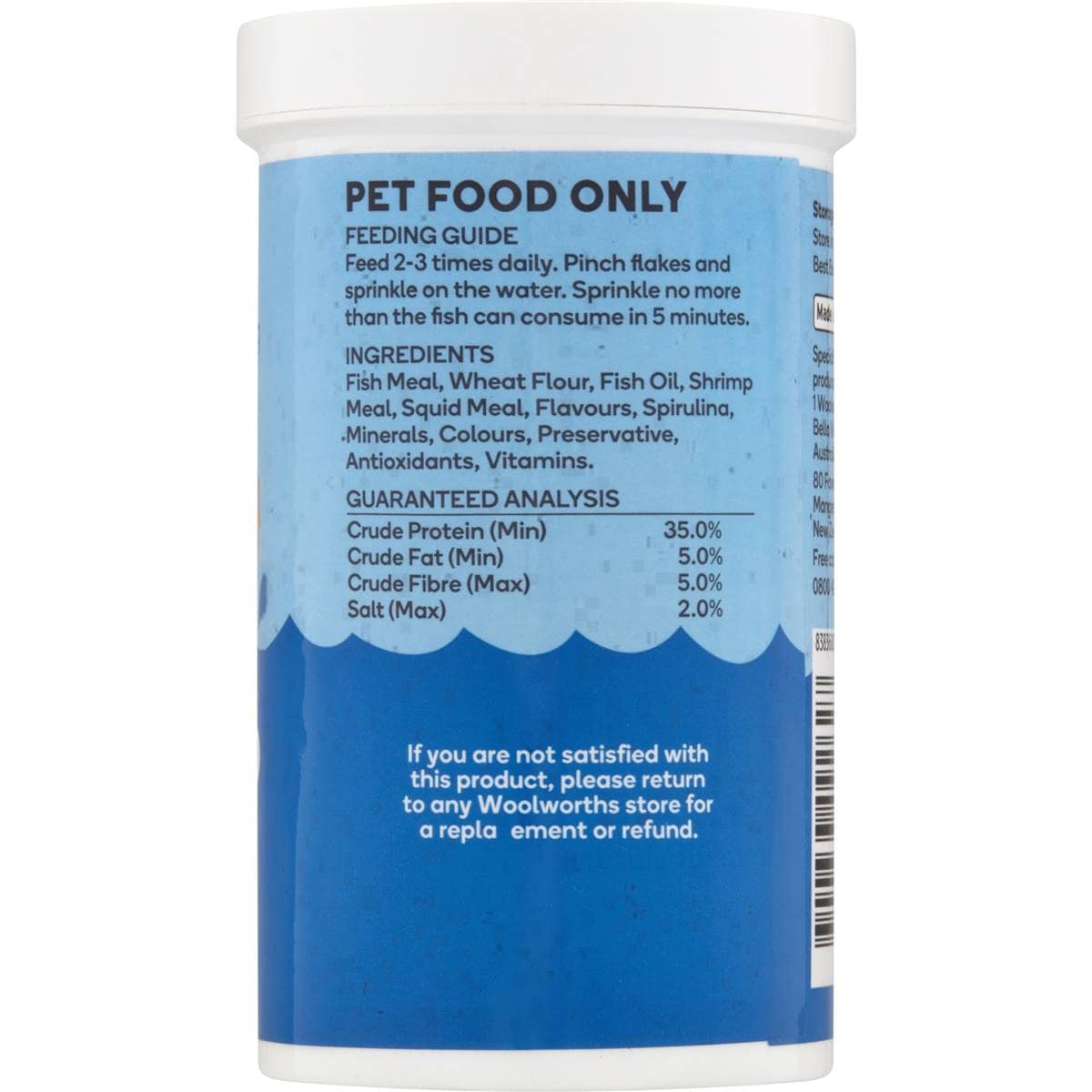 Frankie & Friends Fish Food Flakes 50g Woolworths