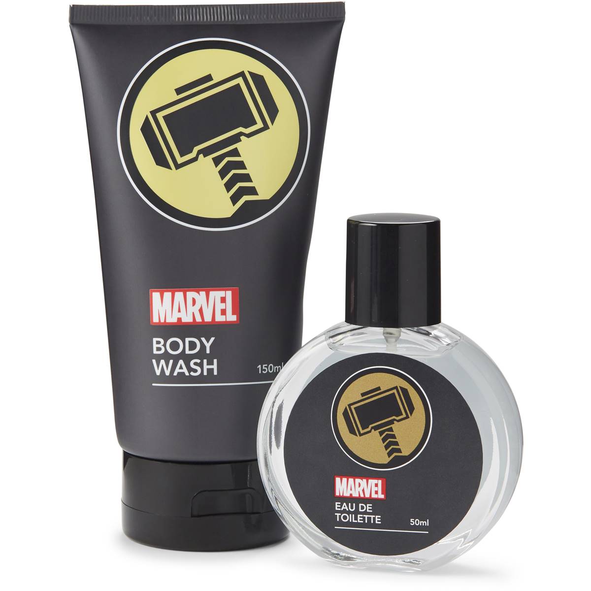 Marvel Thor Body Wash 150ml & Eau De Toilette 50ml Each Woolworths