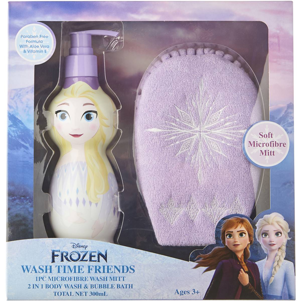 disney frozen bath time friends set