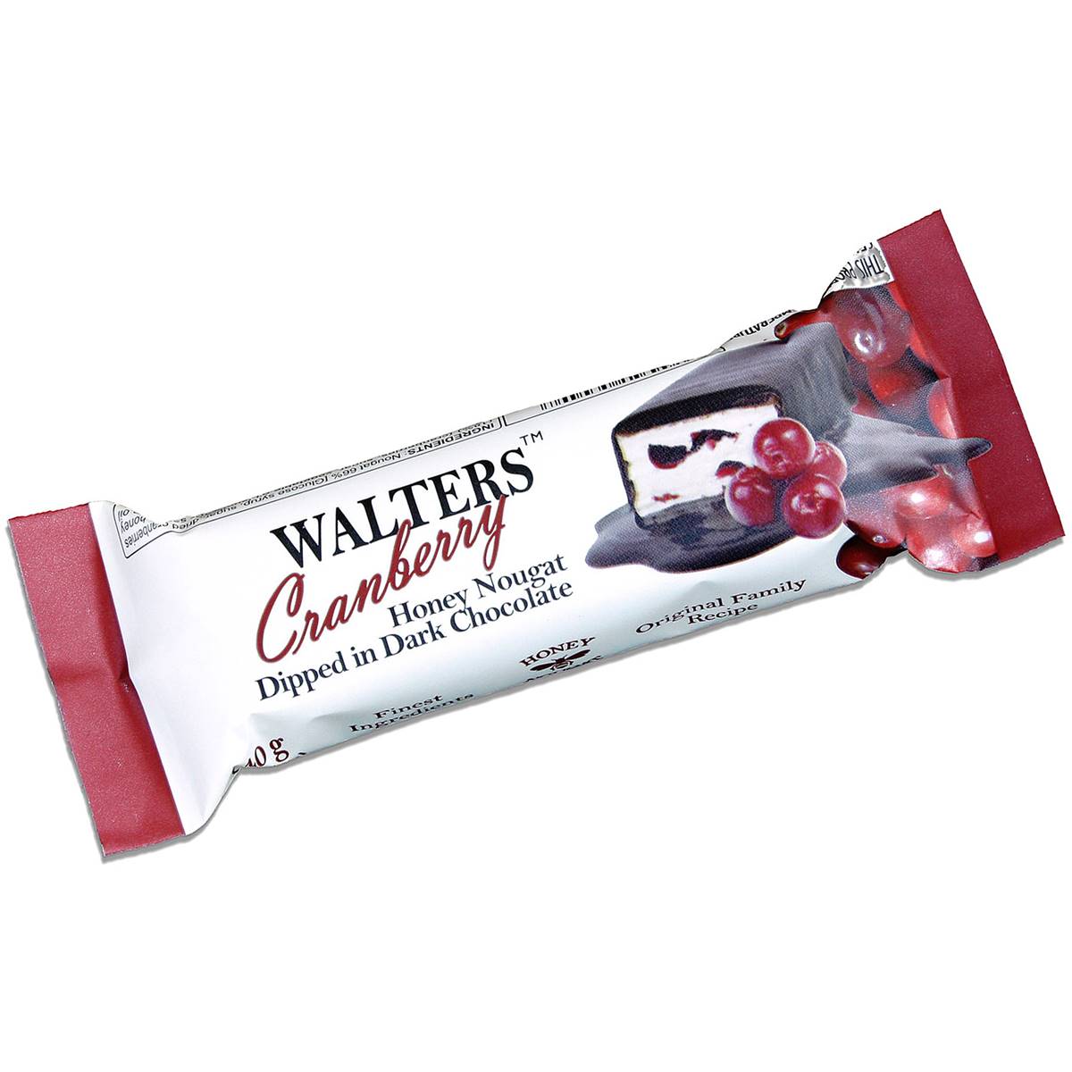 Walters Cranberry Honey Nougat Dark Chocolate