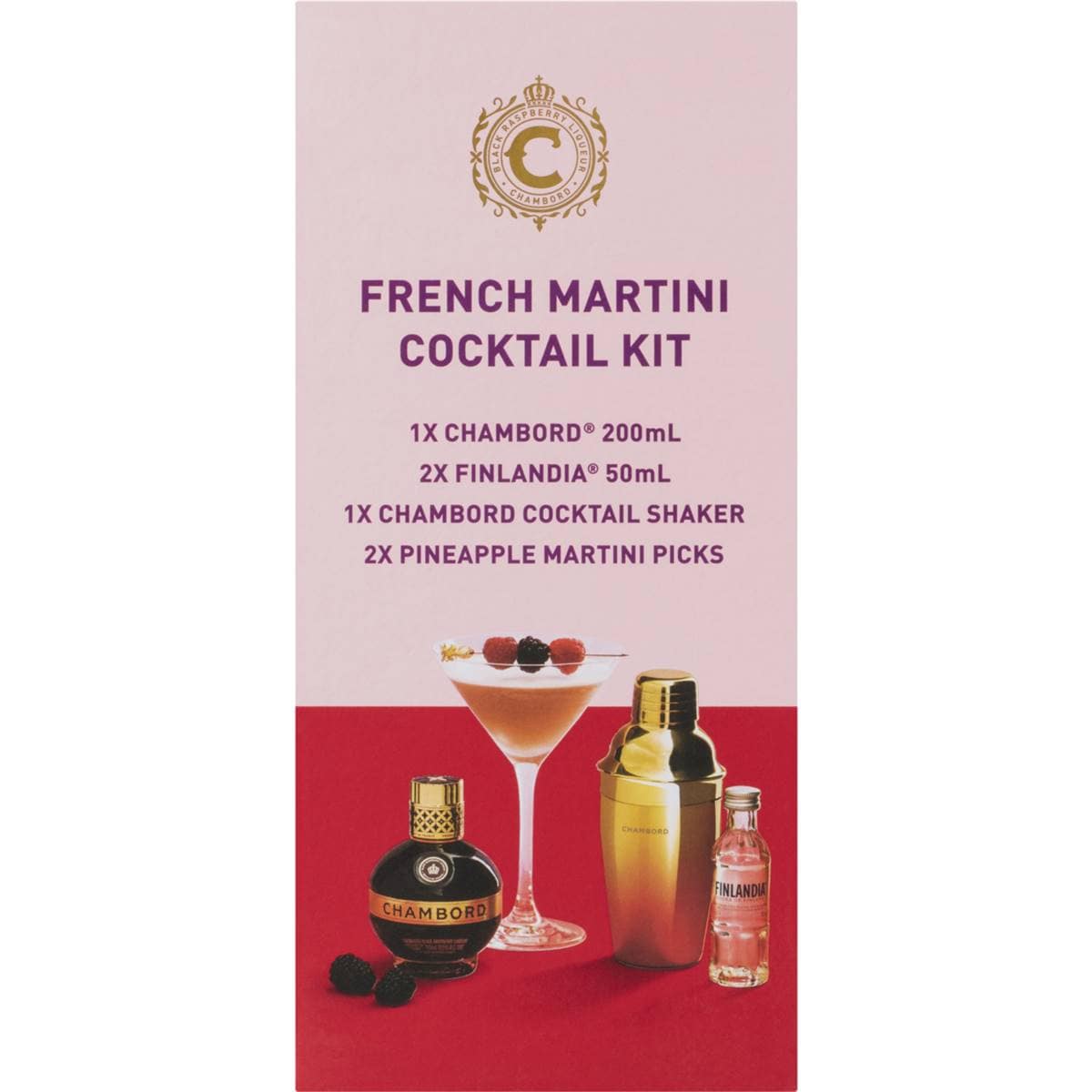 Chambord French Martini Pack Each Woolworths
