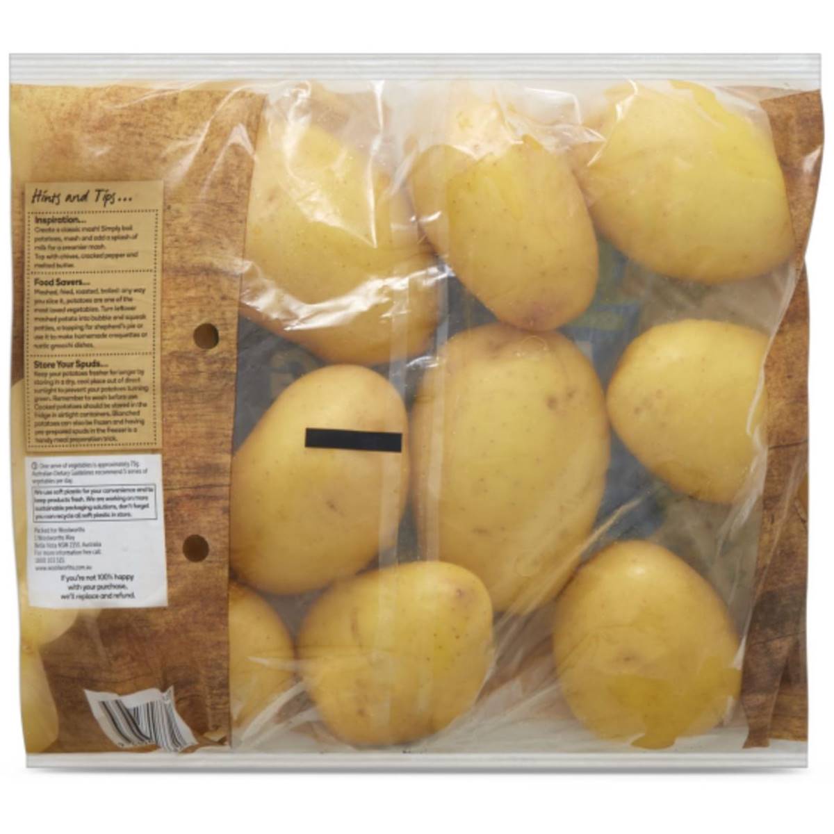 Woolworths Mashing Potatoes Bag 1.5kg Woolworths
