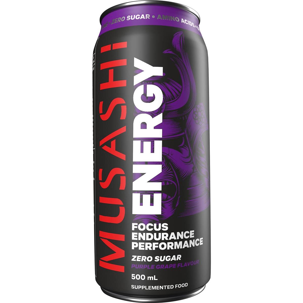 Musashi Energy Drink Purple Grape 500ml Woolworths