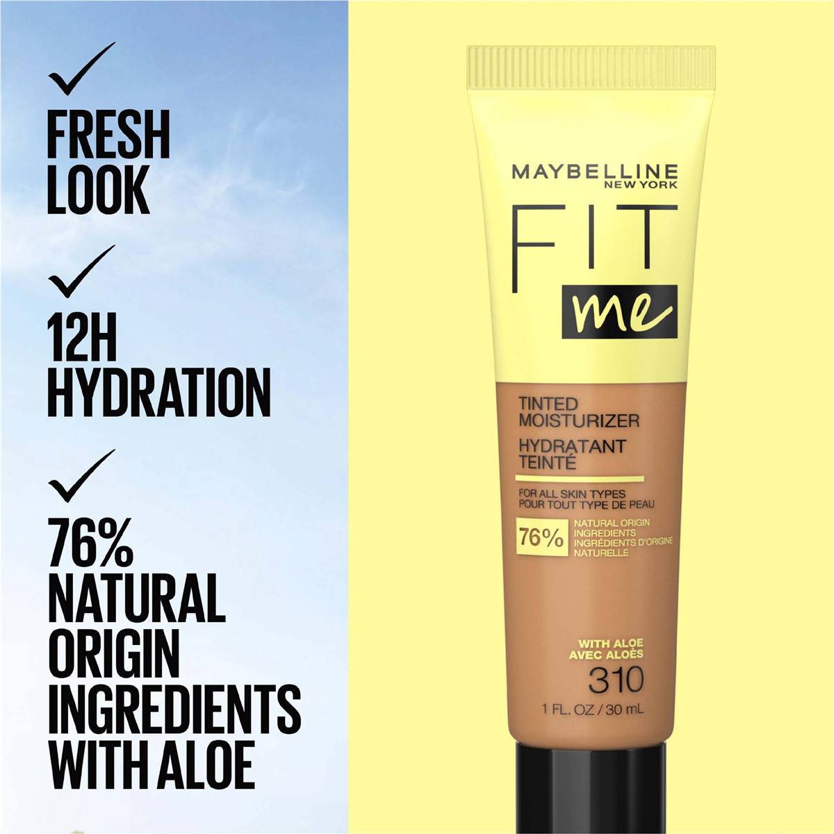 Maybelline Fit Me Tinted Moisturiser 120 30ml | Woolworths