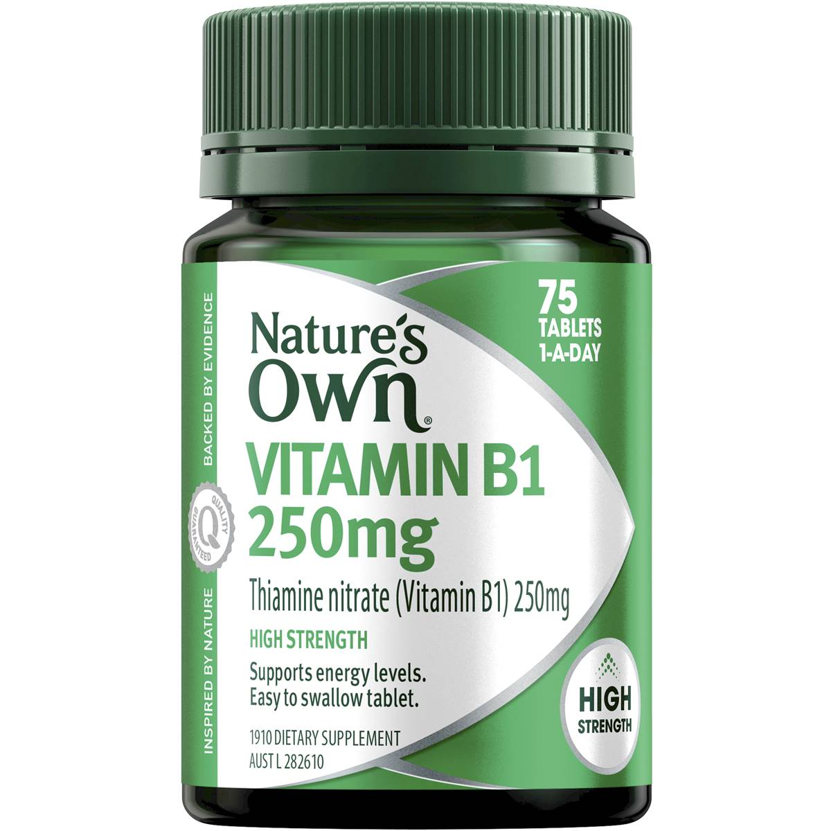 Nature's Own Vitamin B1 250mg 75 Pack Woolworths
