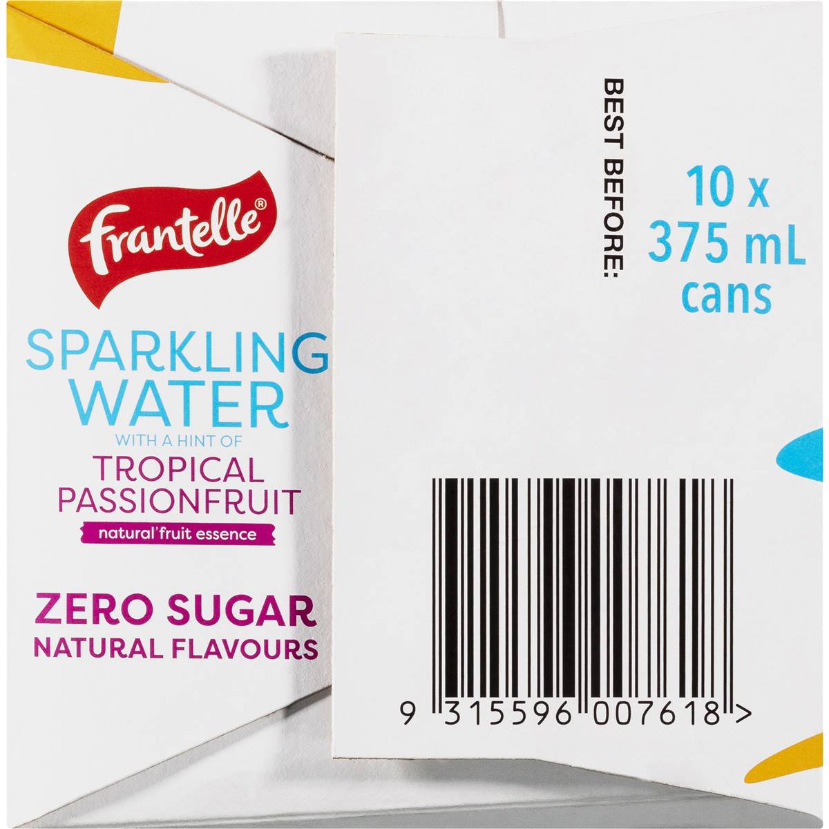 Frantelle Sparkling Water Tropical Passionfruit Multipack Cans 375ml X