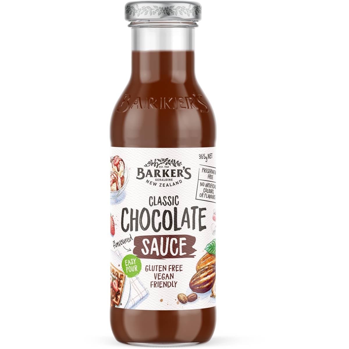 Barker's Classic Chocolate Sauce 365g Woolworths