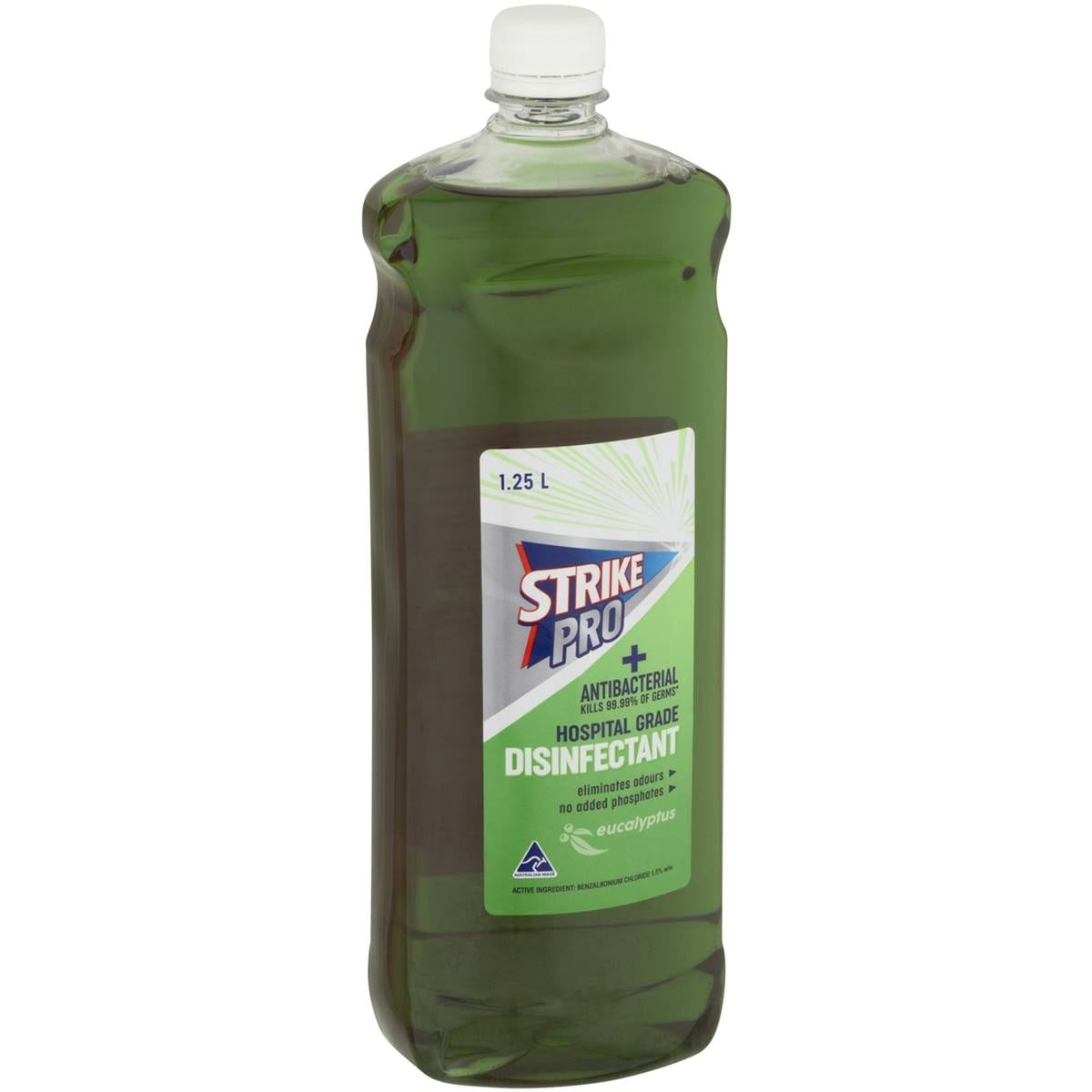 Strike Pro Disinfectant Eucalyptus Hospital Grade 1.25l Woolworths