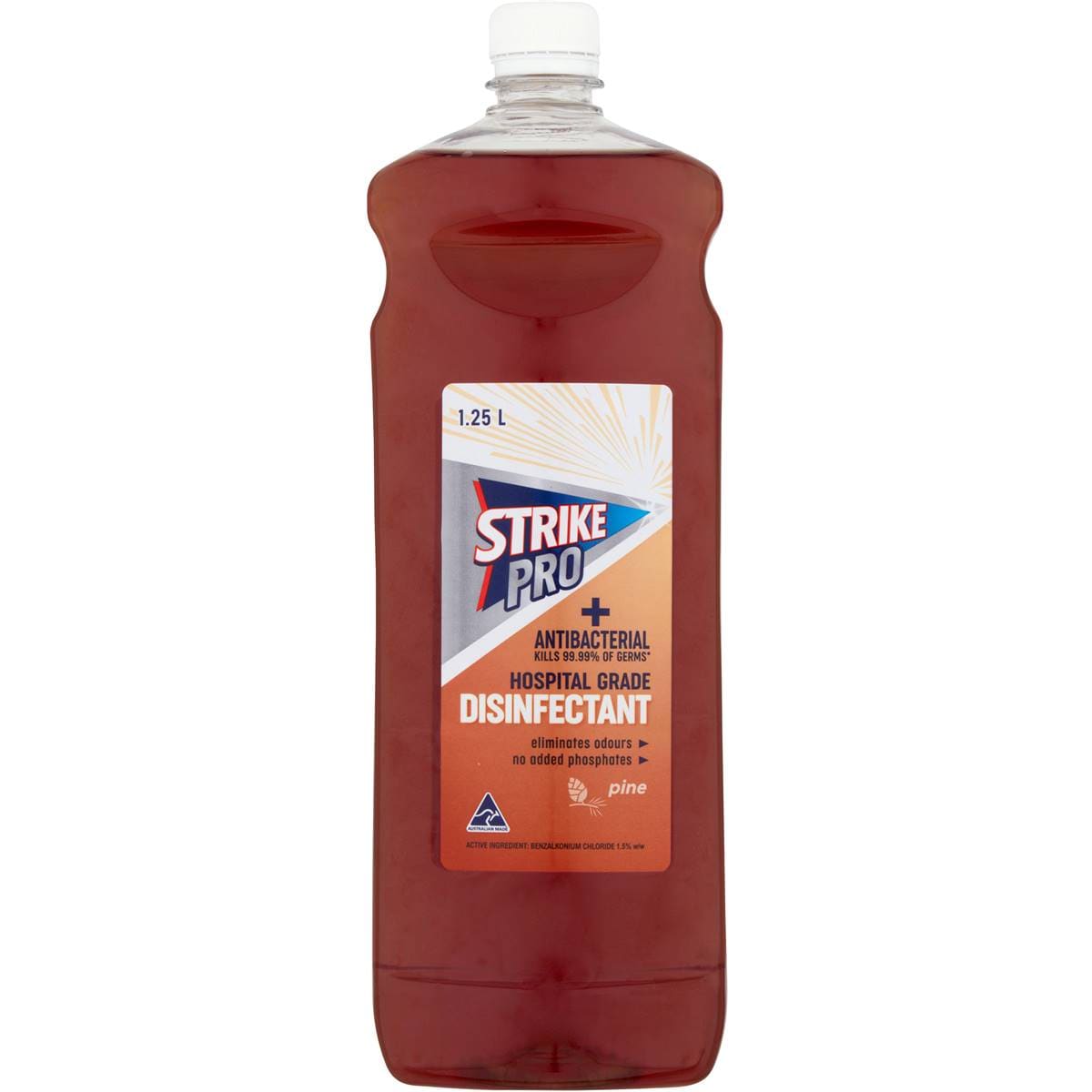 Strike Pro Disinfectant Pine Hospital Grade 1.25l Woolworths