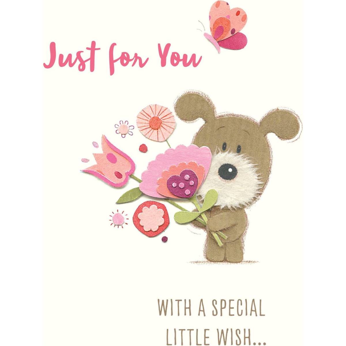 John Sands Mother's Day Card Flowers Just For You Each Woolworths