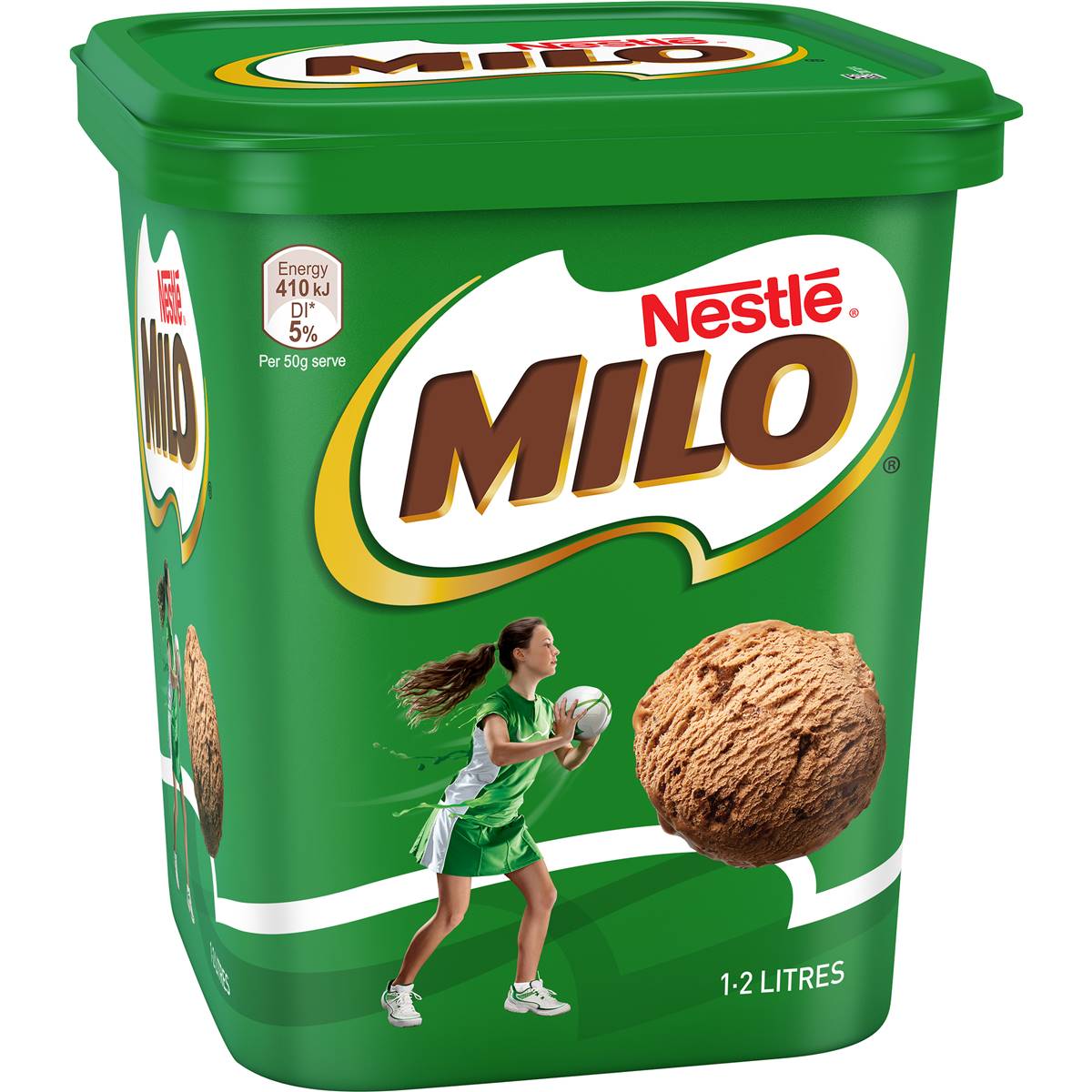 Milo Frozen Dessert Tub 1.2l | Woolworths