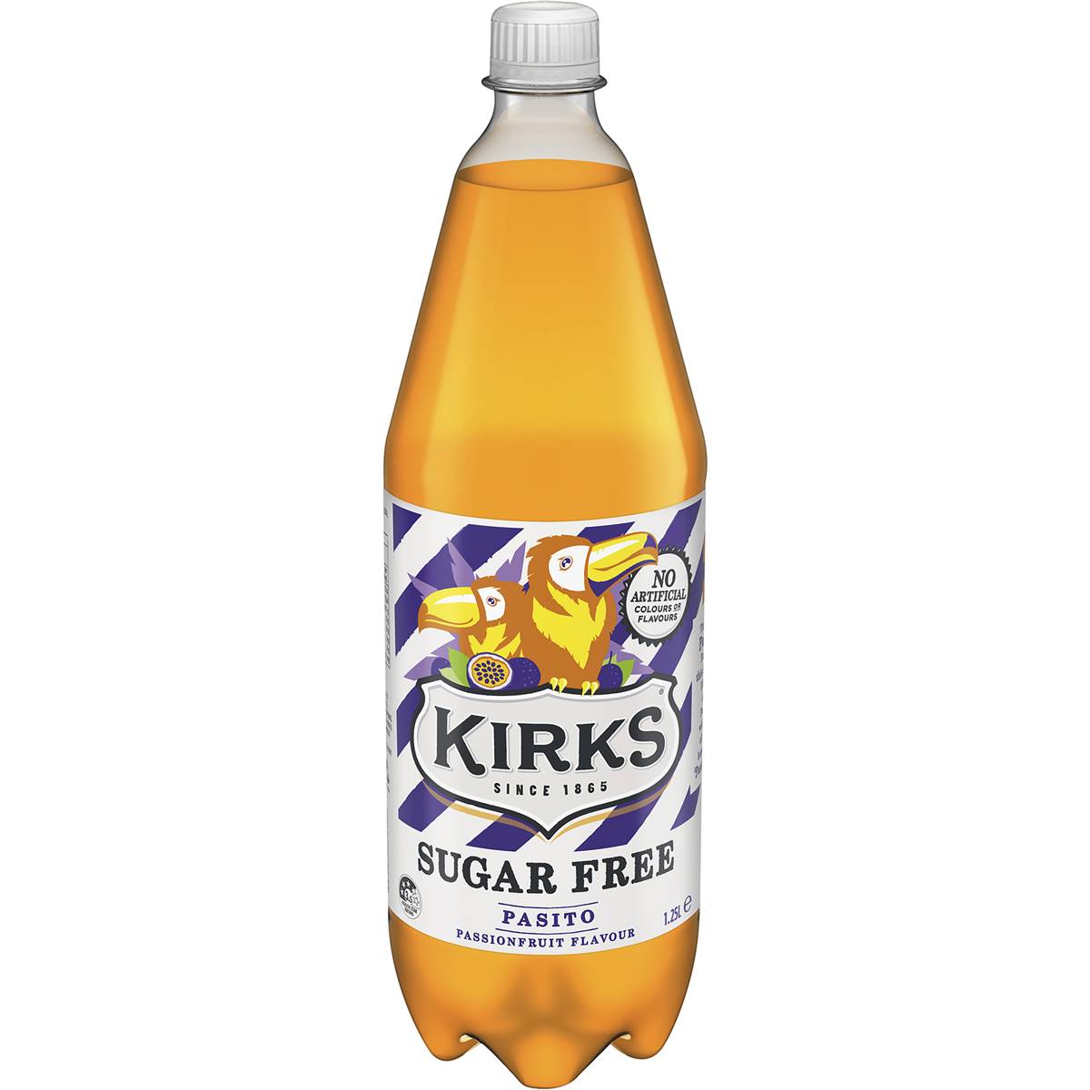 Kirks Sugar Free Pasito Soft Drink Bottle