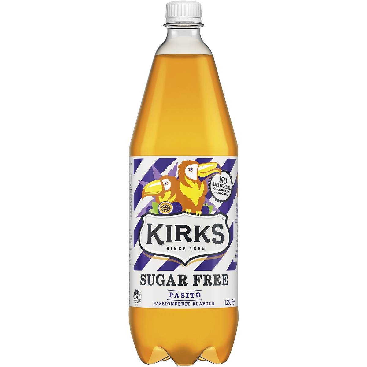 Kirks Sugar Free Pasito Soft Drink Bottle 1.25l Woolworths
