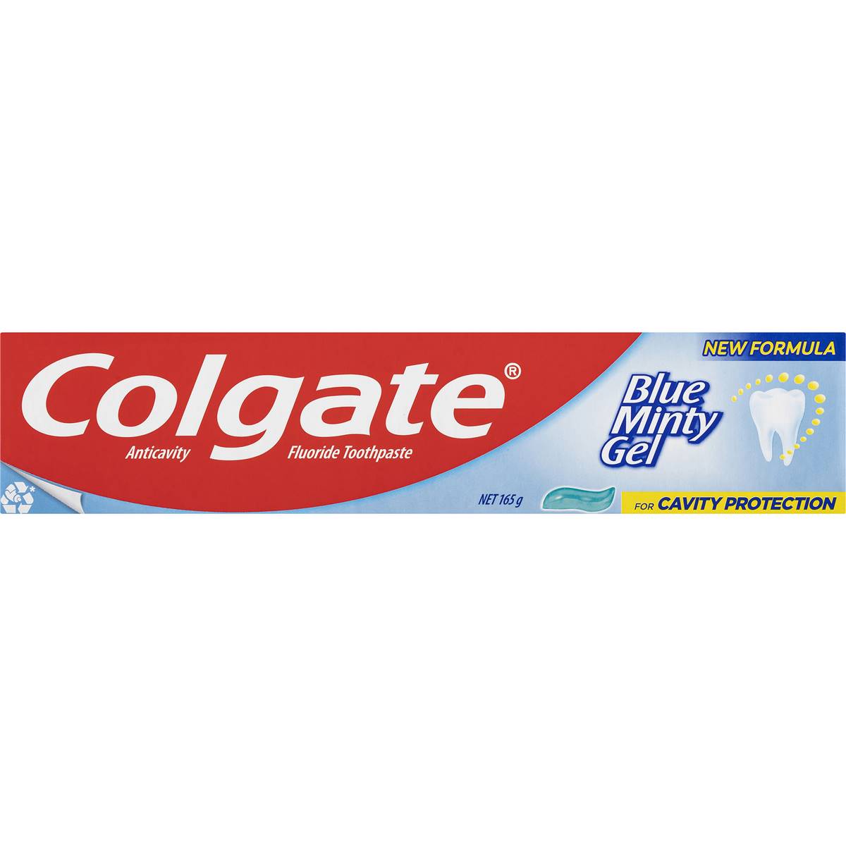 Colgate Cavity Protection Toothpaste Blue Minty Gel For Cavity 165g ...