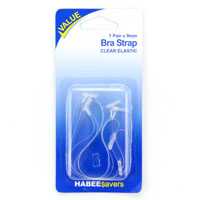 Habee Savers Bra Strap Elastic Clear 9mm