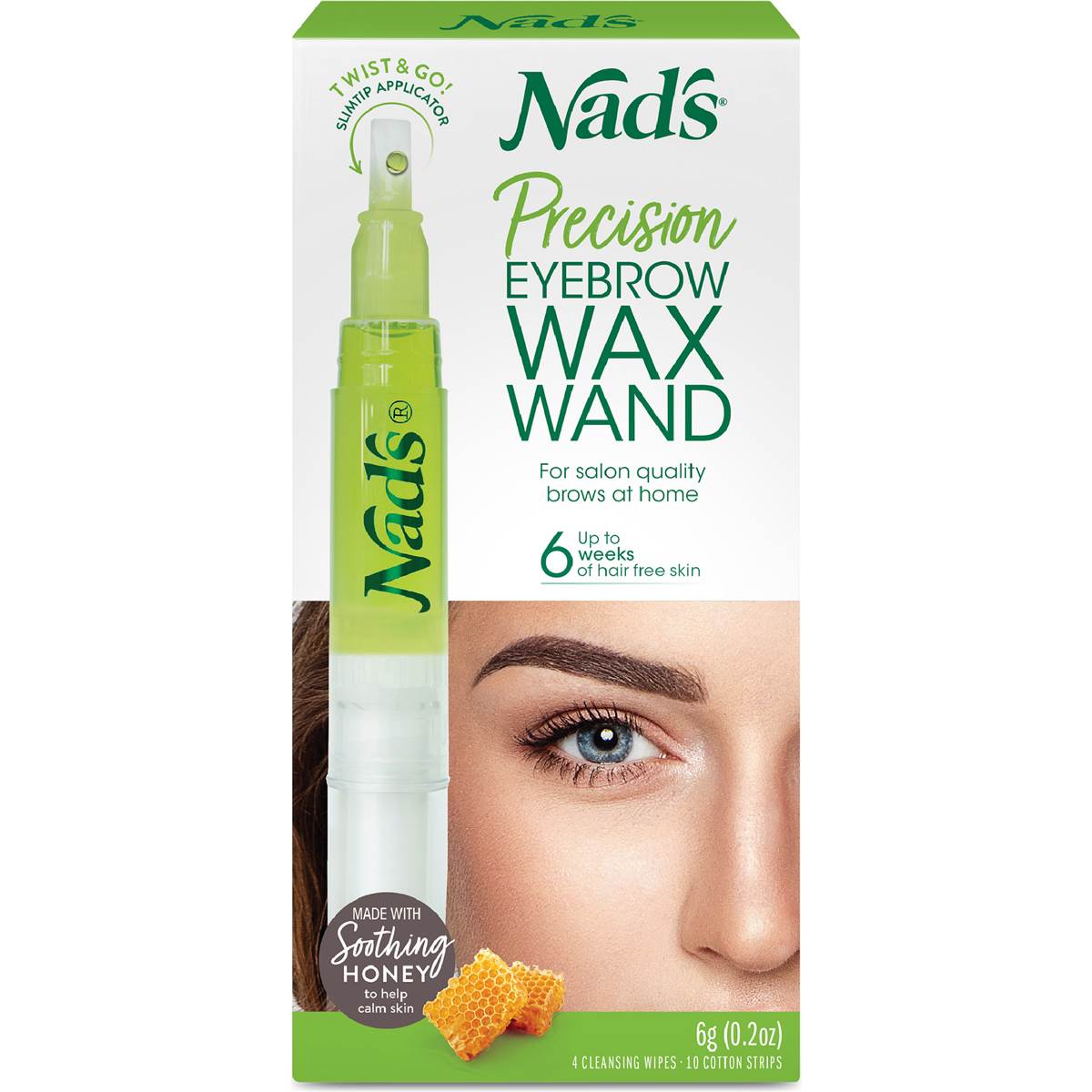 Nad's Hair Removal Eyebrow Wax Strips