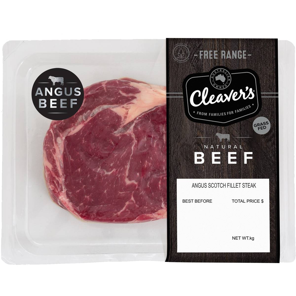 Cleaver's Angus Scotch Fillet Steak 230g Woolworths