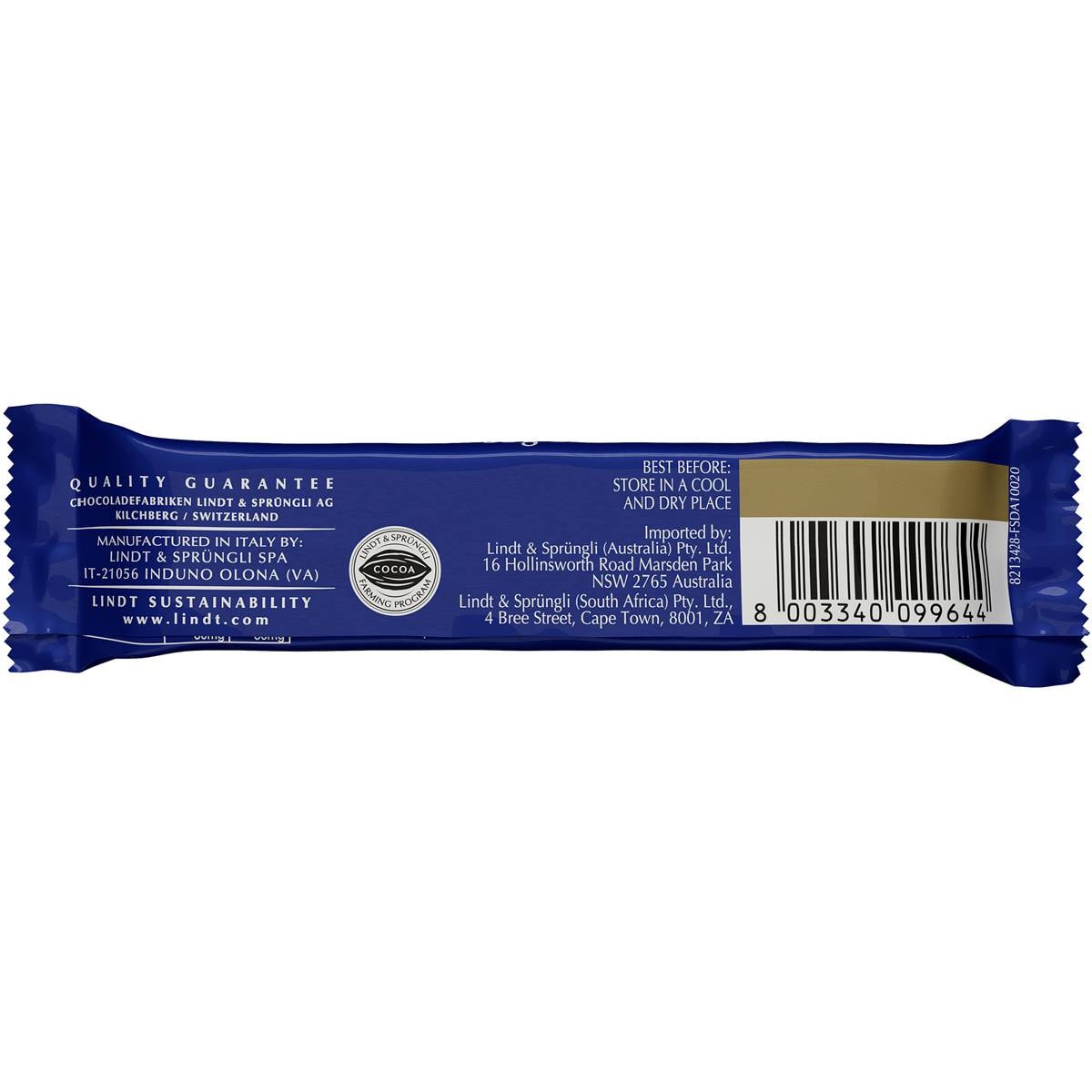 Lindt Milk Chocolate Hazelnut Bar 35g Woolworths