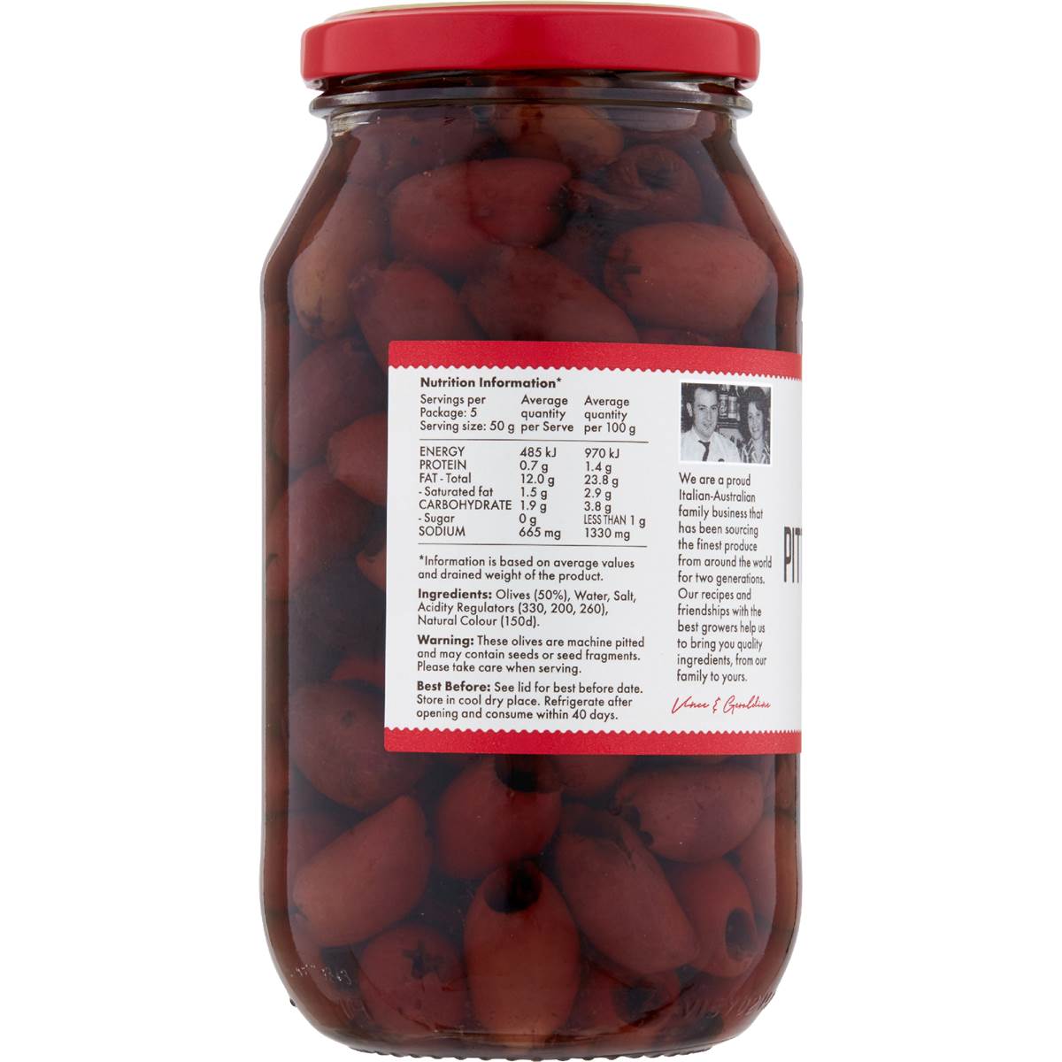 Sandhurst Olives Kalamata Pitted 500g Woolworths