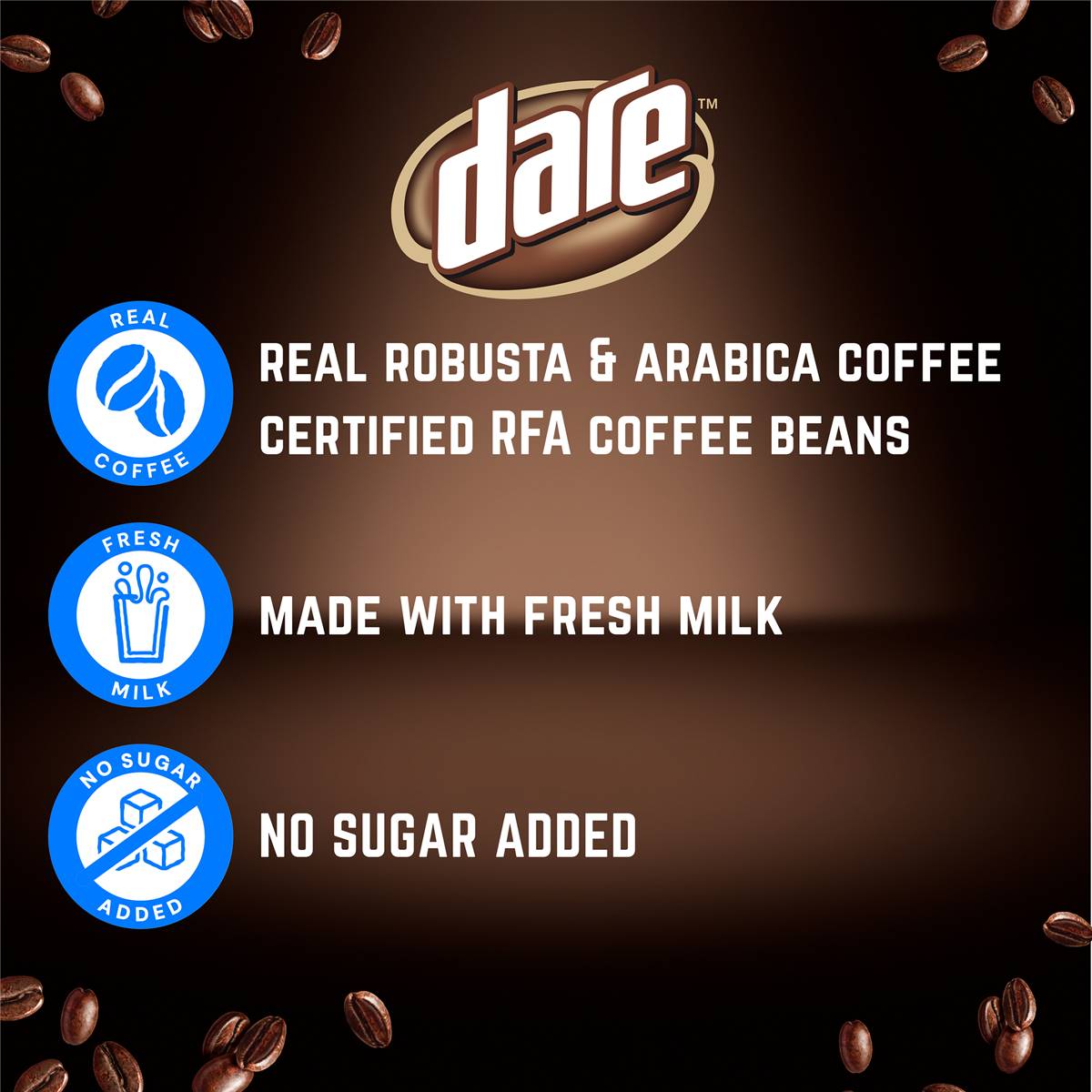 Dare No Added Sugar Espresso Iced Coffee 500ml Woolworths