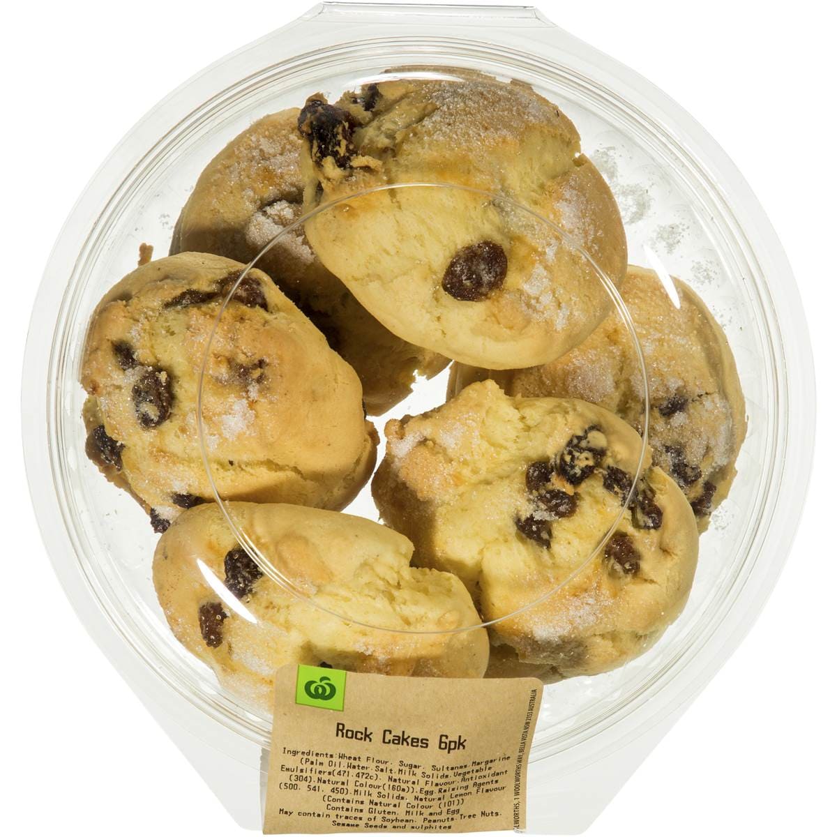 Woolworths Cookies Rock Cakes 6pk Woolworths