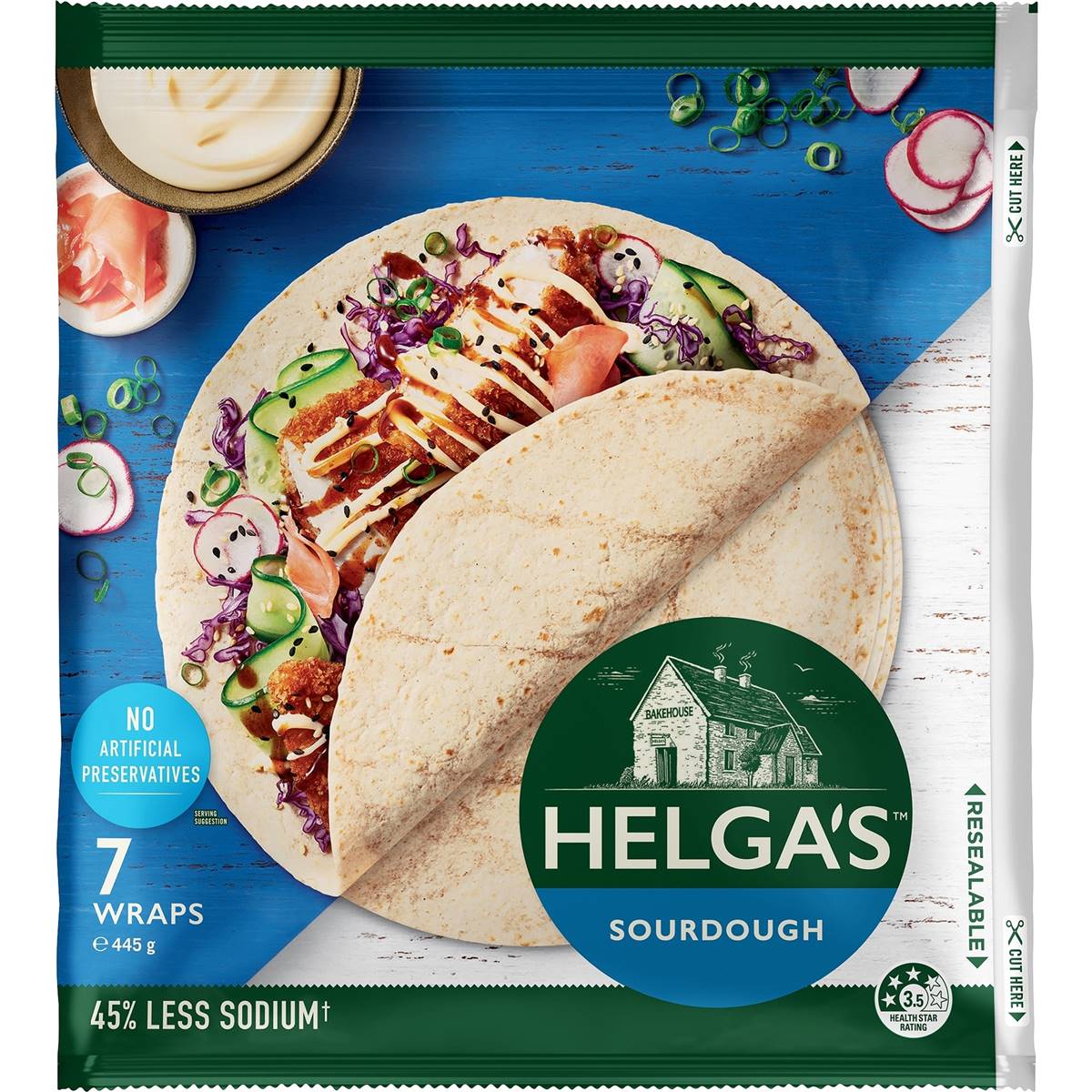Helga's Sourdough Wraps