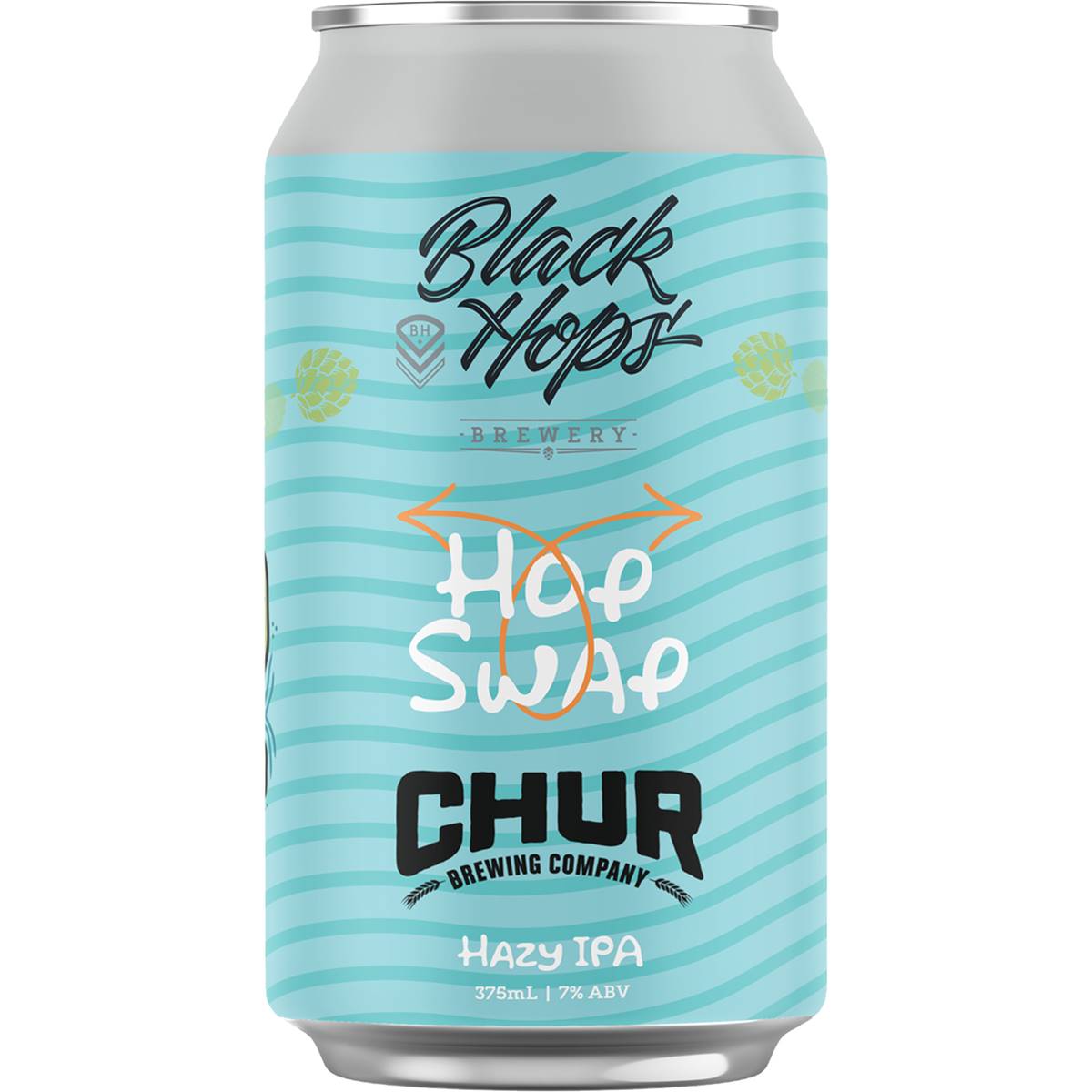Black Hops Brewery Hopp Swap Hazy Indian Pale Ale Can