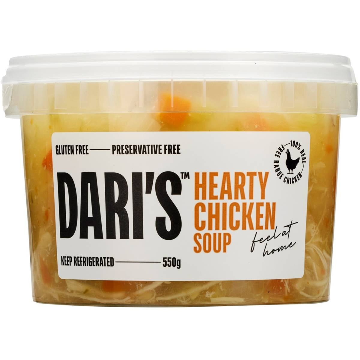 Dari's Hearty Chicken Soup 550g Woolworths