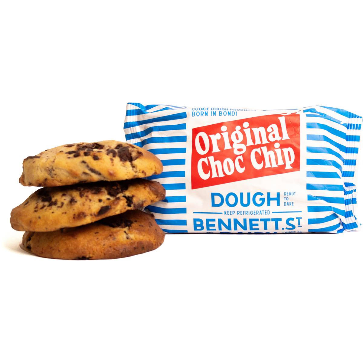St Dairy Original Choc Chip Cookie Dough 500g Woolworths
