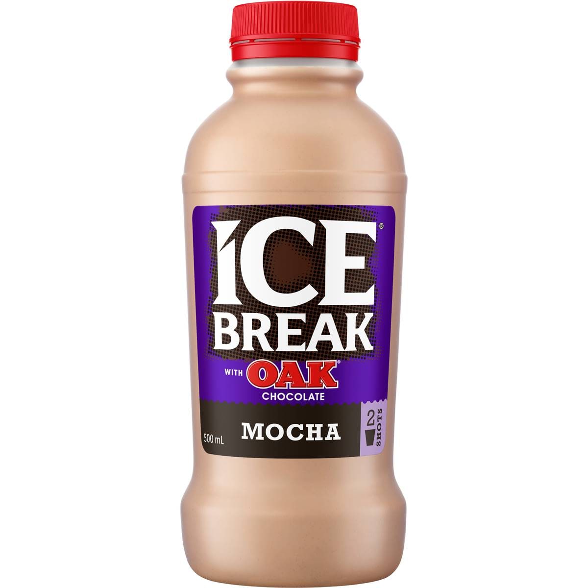 Ice Break Mocha Oak Iced Coffee Flavoured Milk 500ml Woolworths