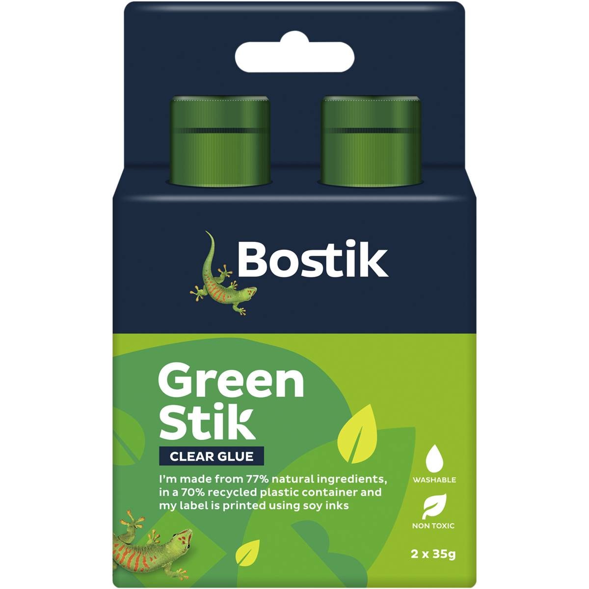 Bostik Green Stik Clear Glue 2 Pack Woolworths