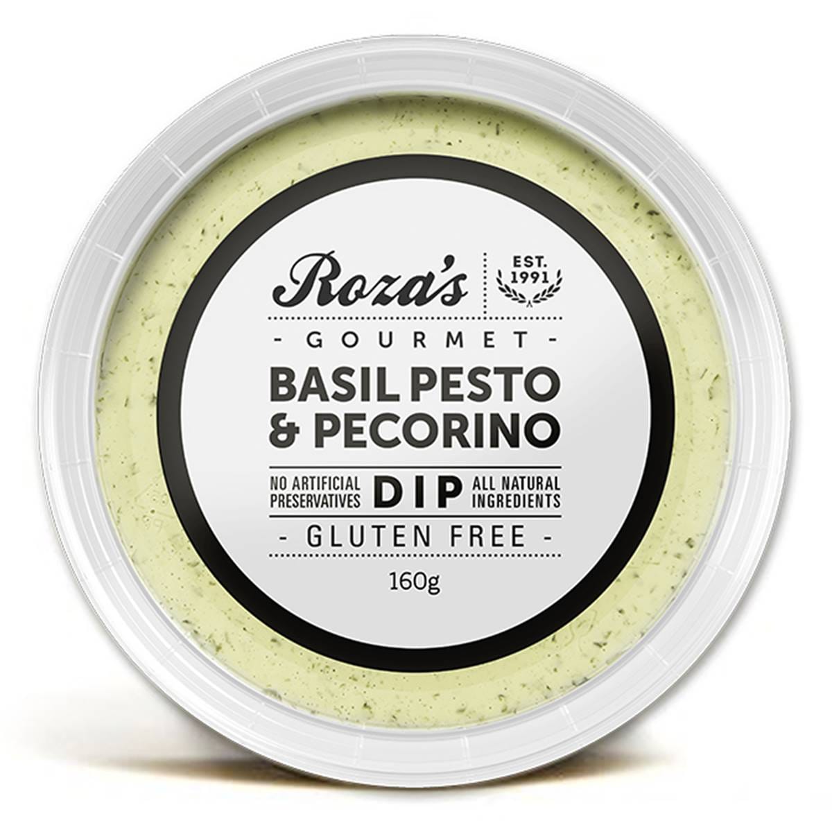 Roza's Basil Pesto & Pecorino Dip 160g Woolworths