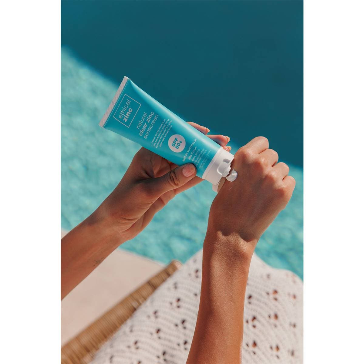 Ethical Zinc Spf 50+ Natural Clear Zinc Sunscreen 100g Woolworths