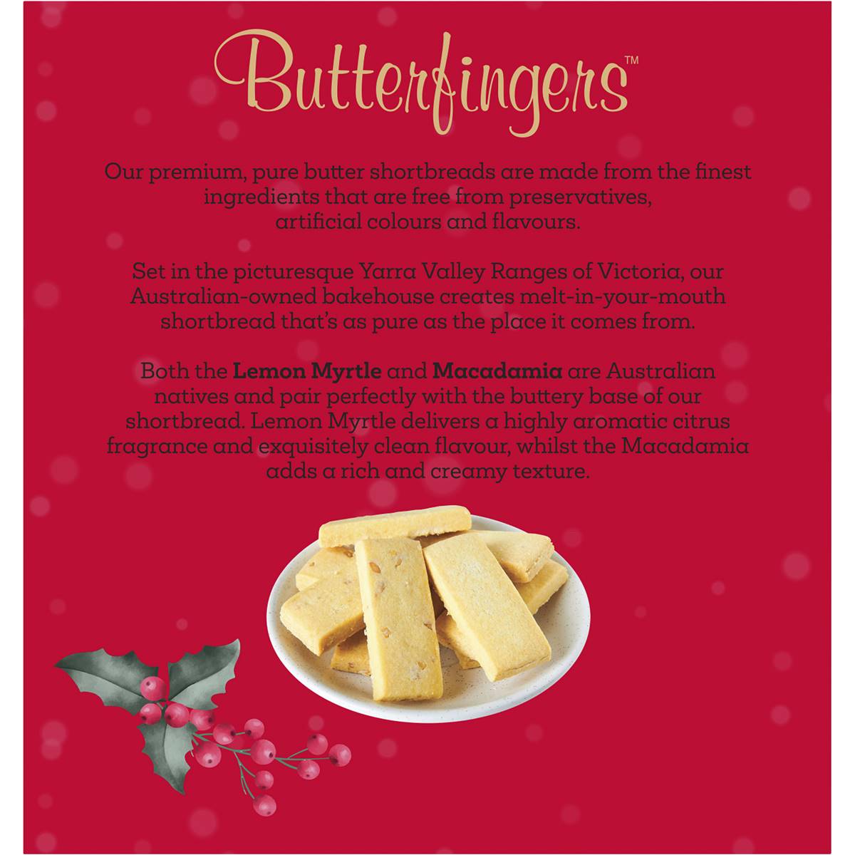 Butterfingers Shortbread Biscuit Assorted Gift Jar 350g Woolworths