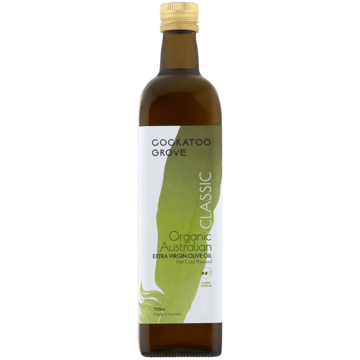 Cockatoo Grove Organic Australian Extra Virgin Olive Oil Classic 750ml Woolworths